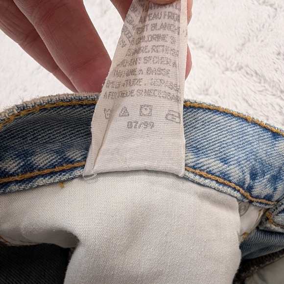 Vintage Tommy Hilfiger Jeans Womens 10 Blue Flare Embroidery Patches 90’s Retro - Picture 12 of 12